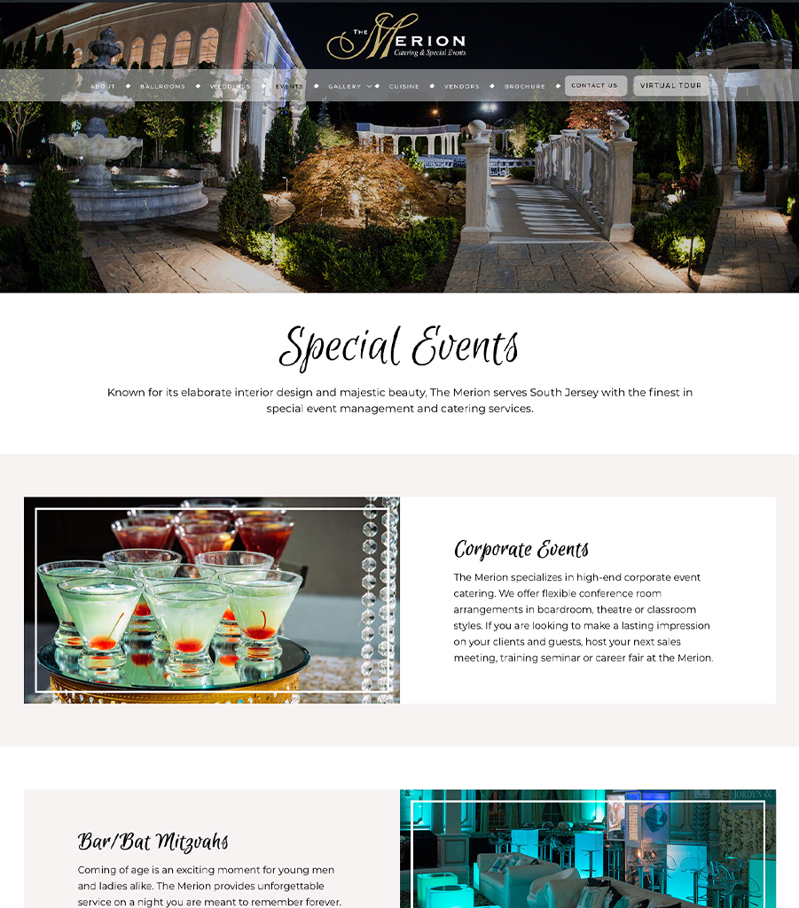 The Merion Web Design