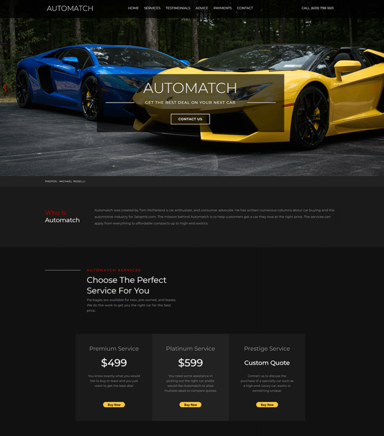 New Jersey Multimedia • Auto Match Consulting • Website Designrsey Multimedia • Web Design • SEO