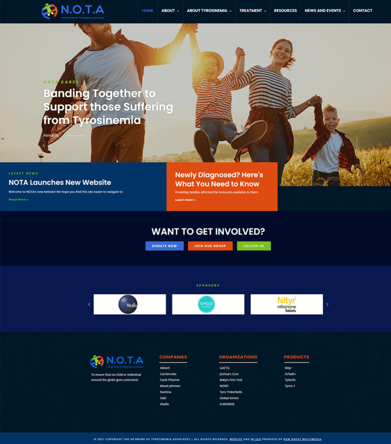 New Jersey Multimedia • Nota Cares • Website Designrsey Multimedia • Web Design • SEO