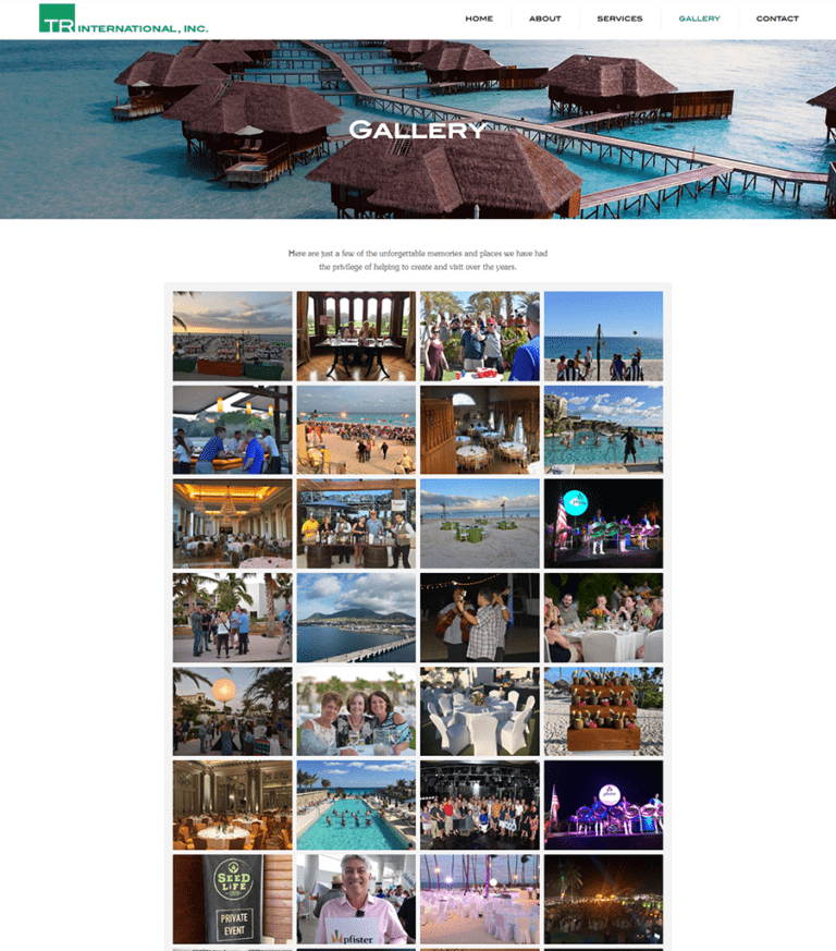 New Jersey Multimedia • TR International • Website Design